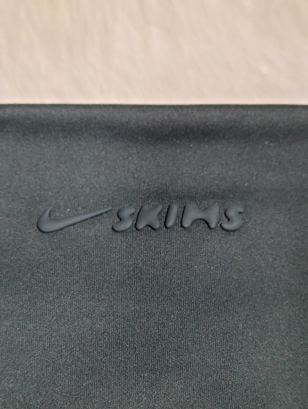 Nike SKIMS Matte Slim Flare Legging Dark Teal Women Small NEW - Picture 3 of 7